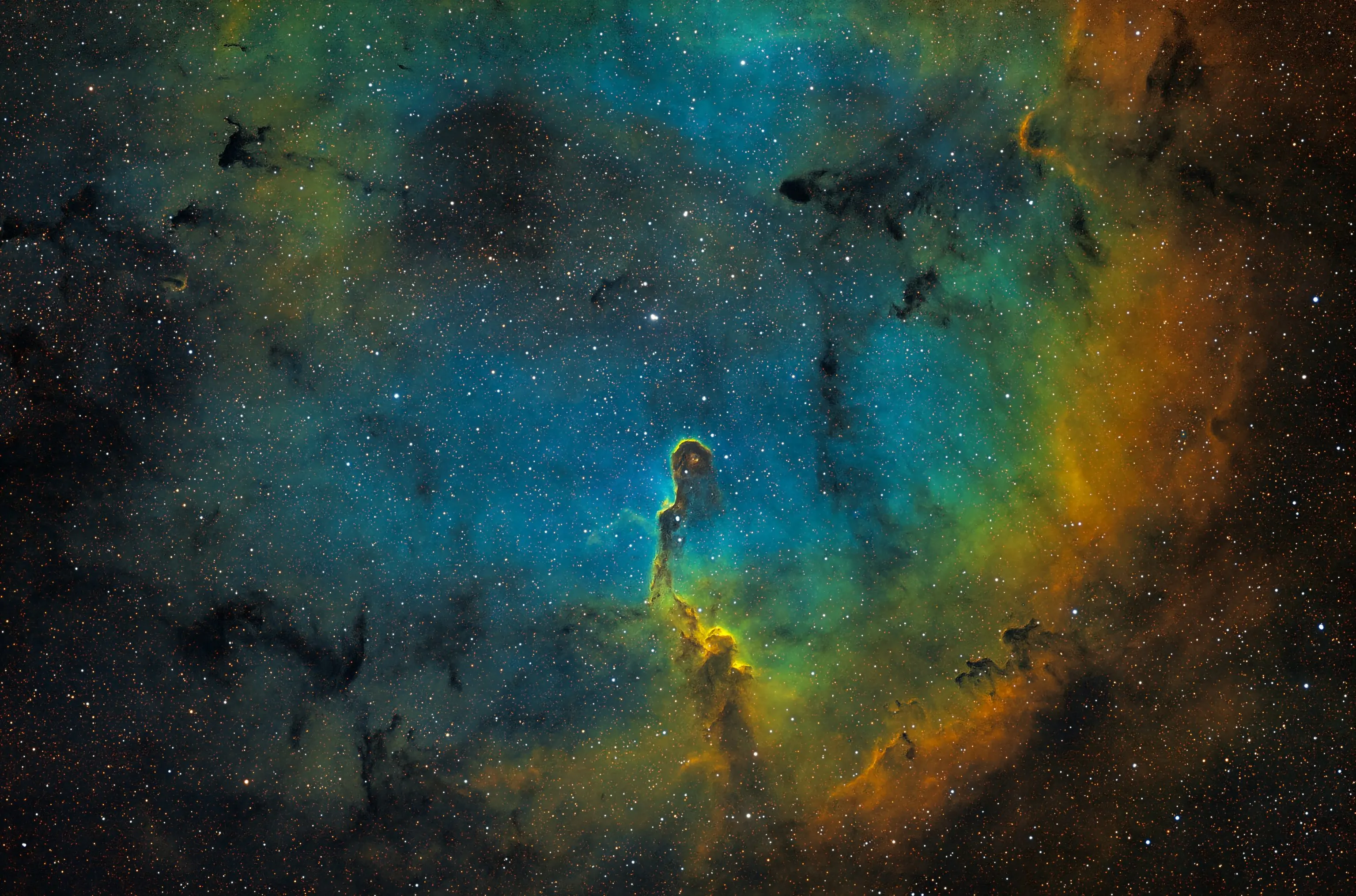 Elephant's Trunk Nebula IC 1396 captured with the Askar SQA 106