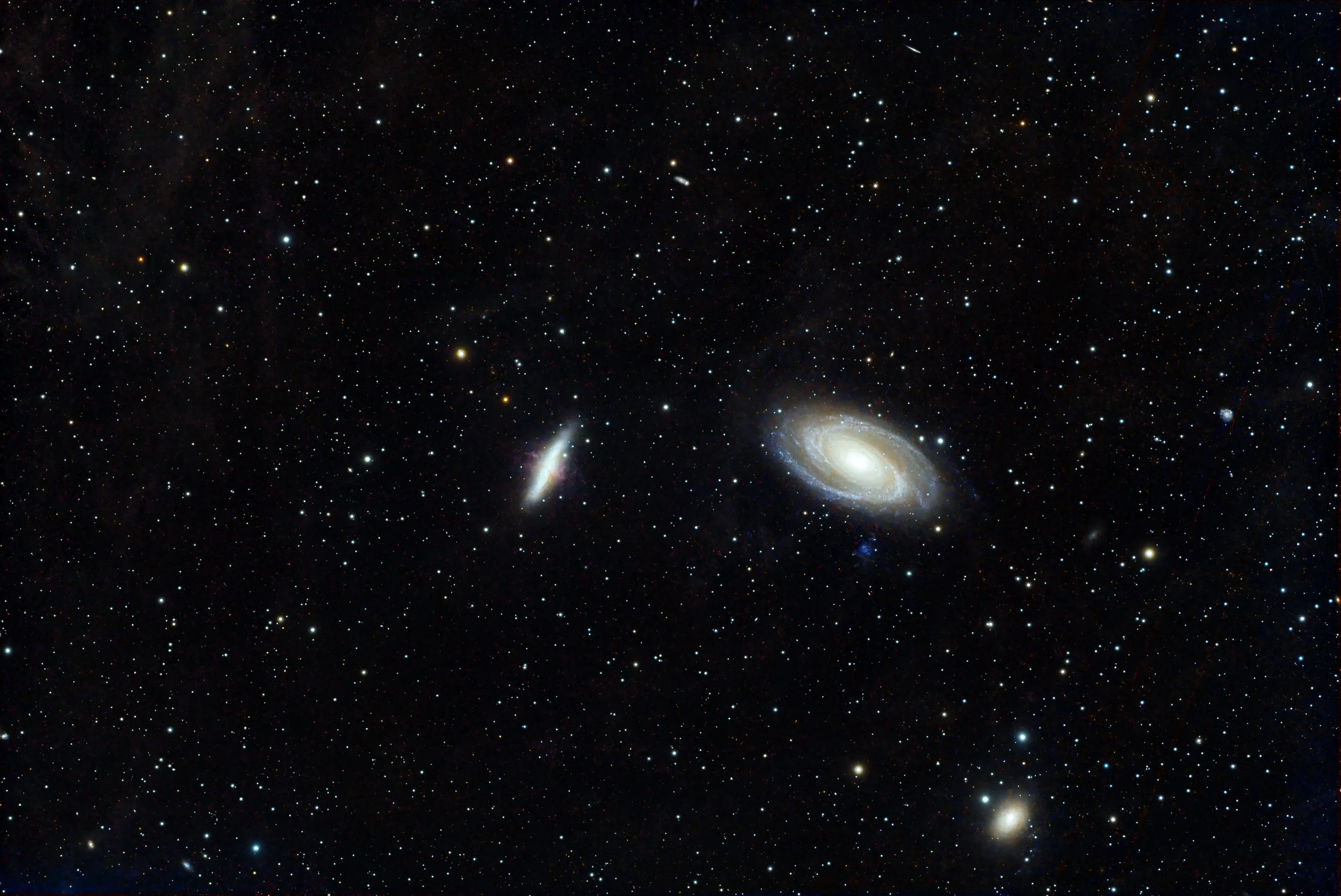 M81 and M82 galaxy pair captured with the Askar SQA 106