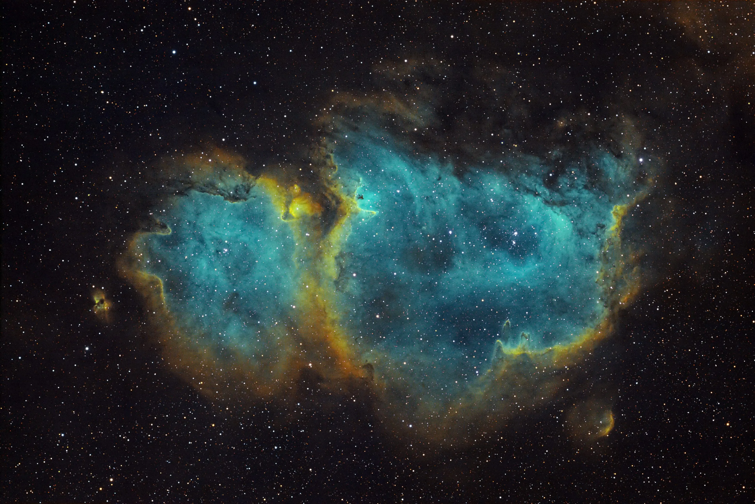 Soul Nebula Westerhout 5 emission nebula captured with the Askar SQA 106